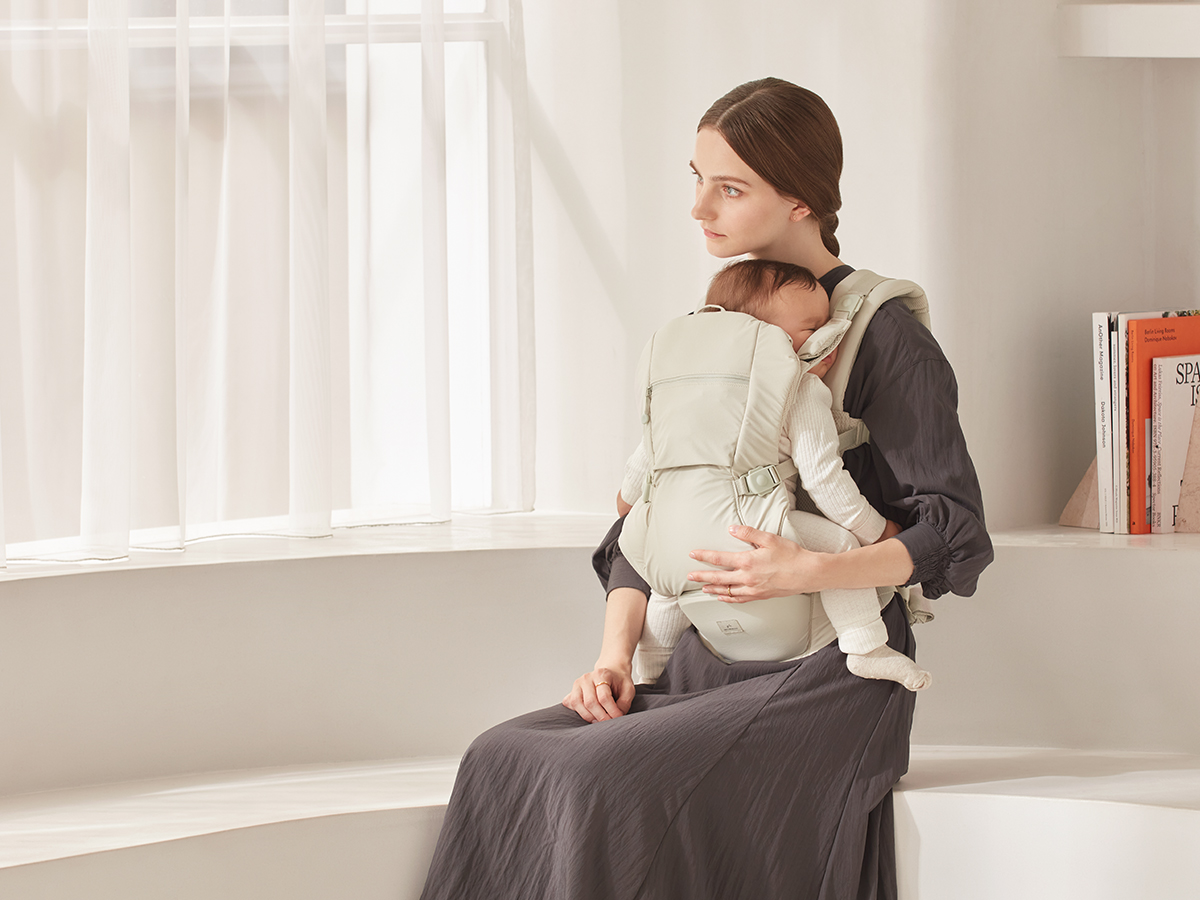 BABY CARRIER ON<br>pittoresk × green label relaxing<br>パッケージデザイン パッケージデザイン 
