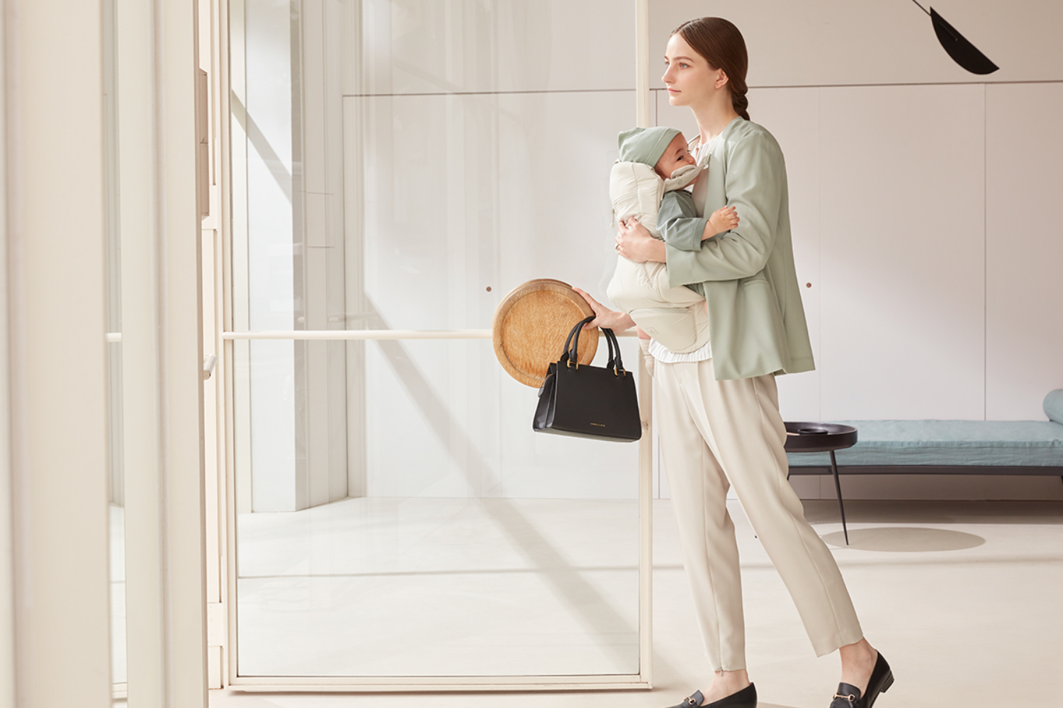 ラッキー工業株式会社 BABY CARRIER ON pittoresk × green label relaxing