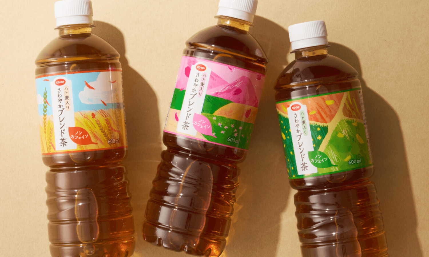 日本生活協同組合連合会 CO・OPハト麦入りさわやかブレンド茶ノンカフェイン 600ml