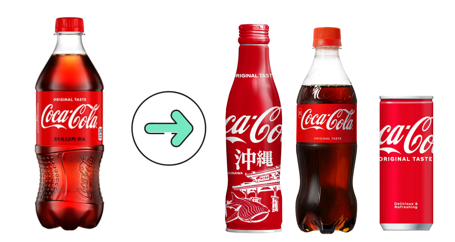 Coca-Cola（アメリカ → 日本）