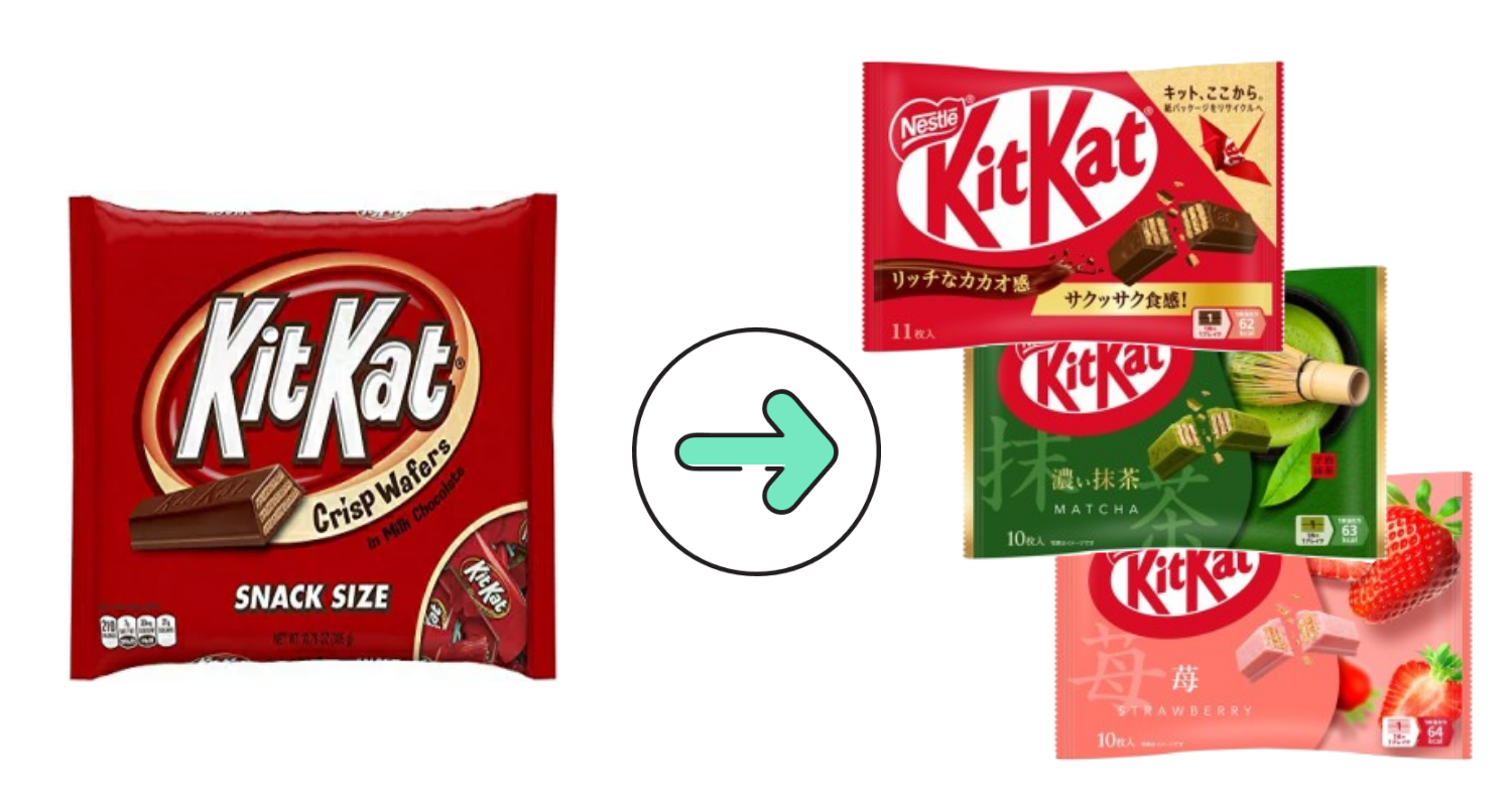 KitKat（イギリス／Nestlé → 日本）