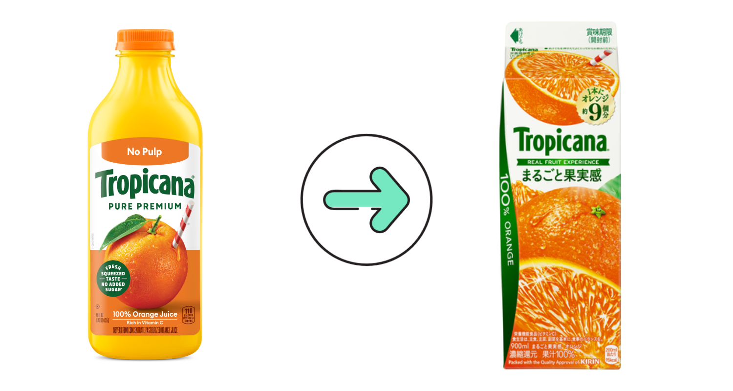 Tropicana（アメリカ → 日本）