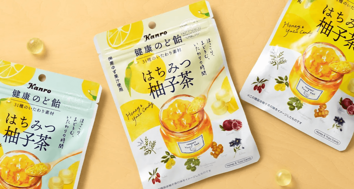 カンロ株式会社 健康のど飴 はちみつ柚子茶