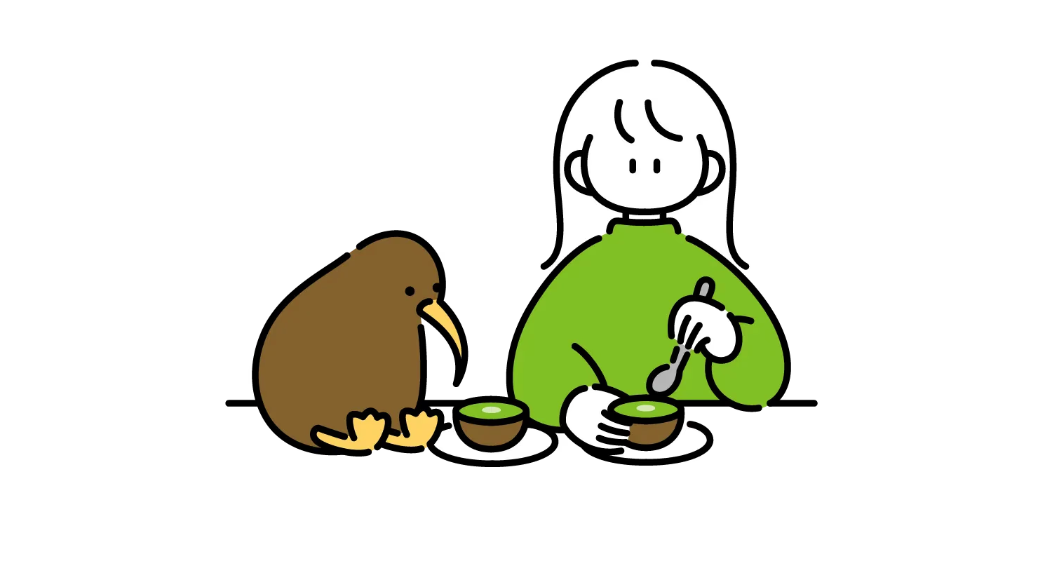 味が一瞬で伝わること