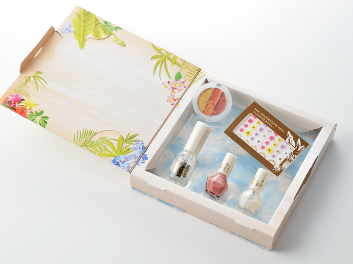 LIPGLOSS&NAIL DECORATION KITパッケージデザイン パッケージデザイン 
