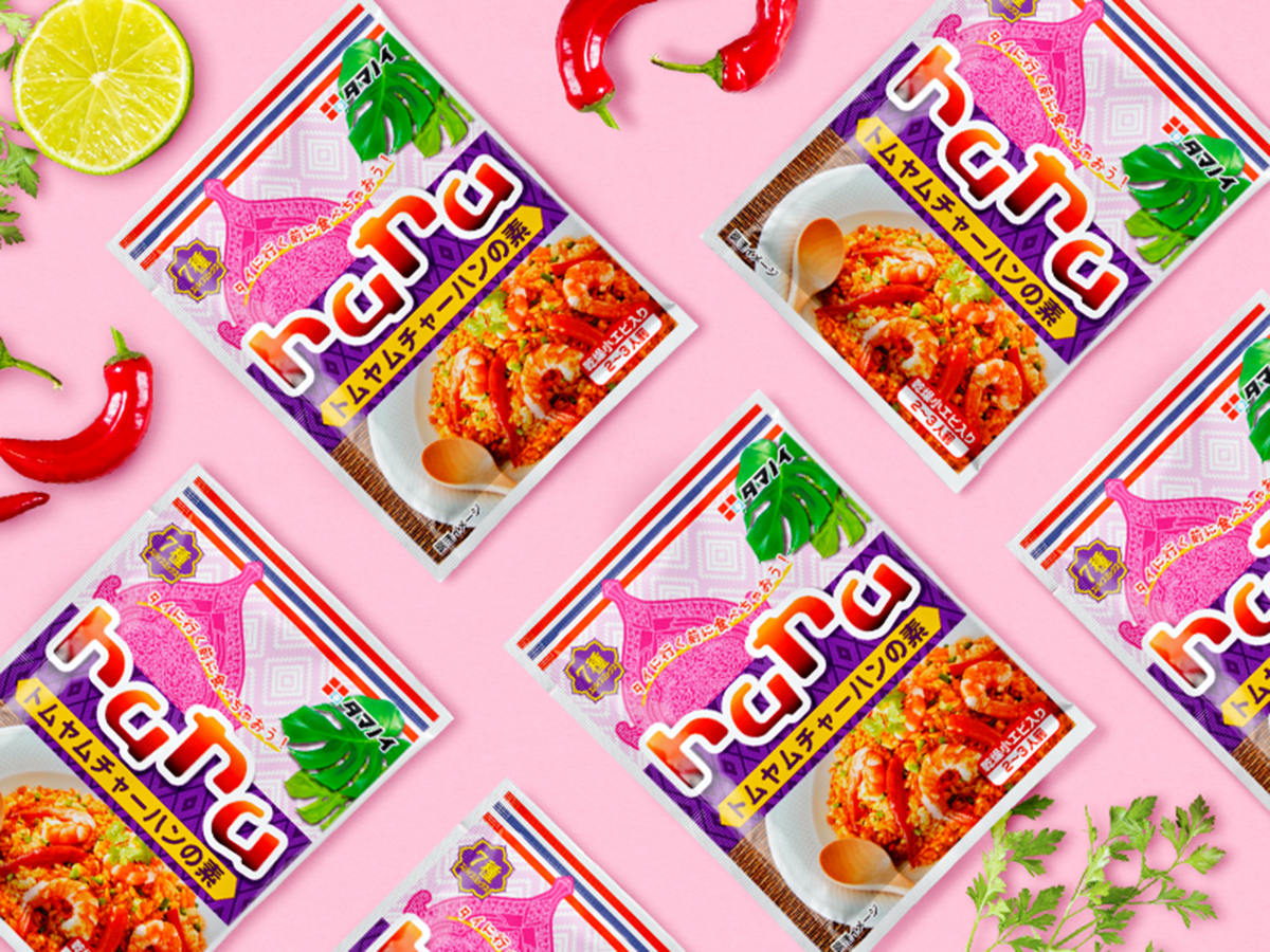 トムヤムチャーハンの素 パッケージデザイン パッケージデザイン 