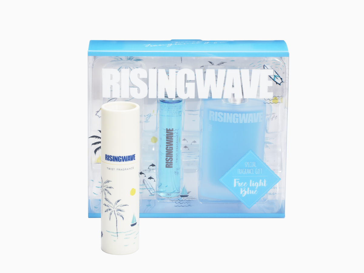 RISINGWAVE Twisted fragrance coffret パッケージデザイン パッケージデザイン 