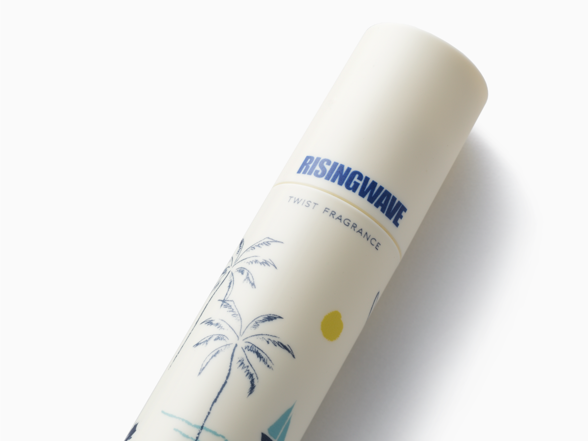 RISINGWAVE Twisted fragrance coffret パッケージデザイン パッケージデザイン 