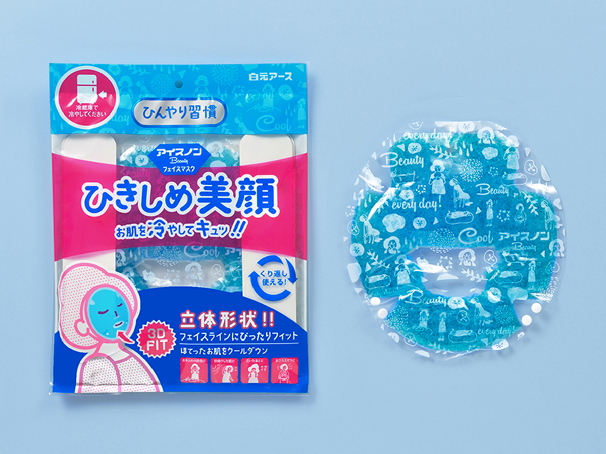 アイスノン ビューティーフェイスマスクパッケージデザイン パッケージデザイン 