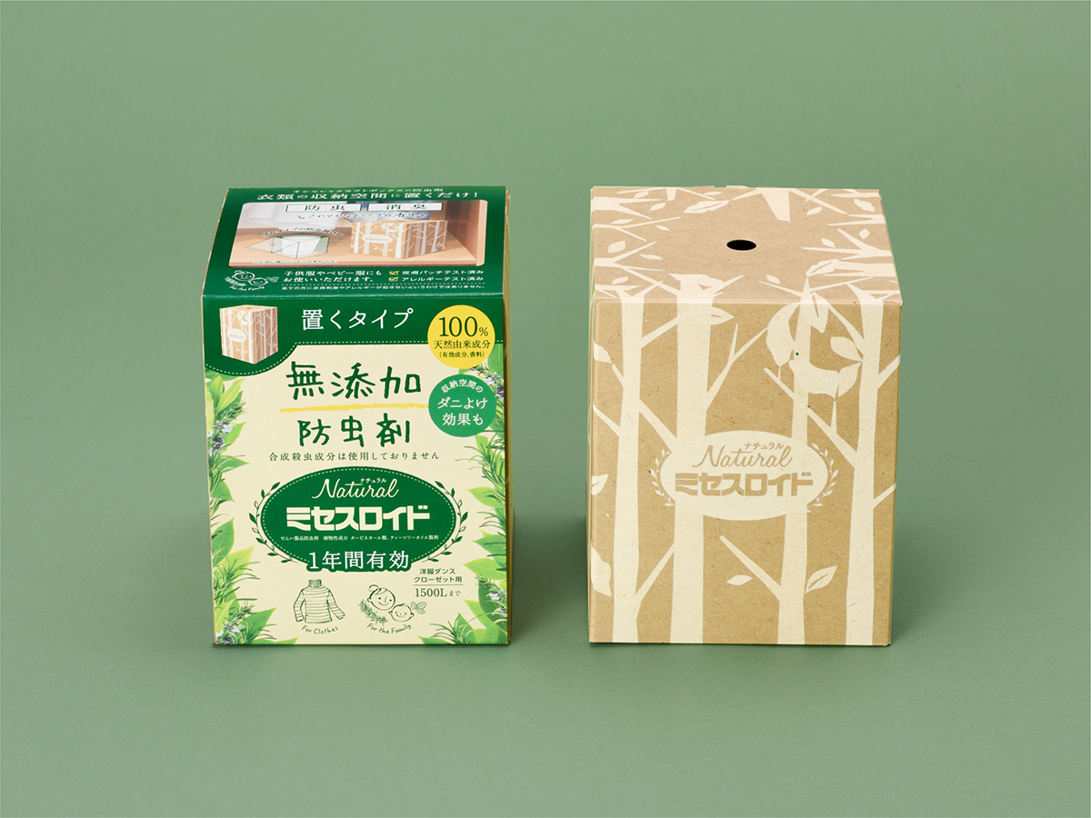 Naturalミセスロイド 置くタイプパッケージデザイン パッケージデザイン 