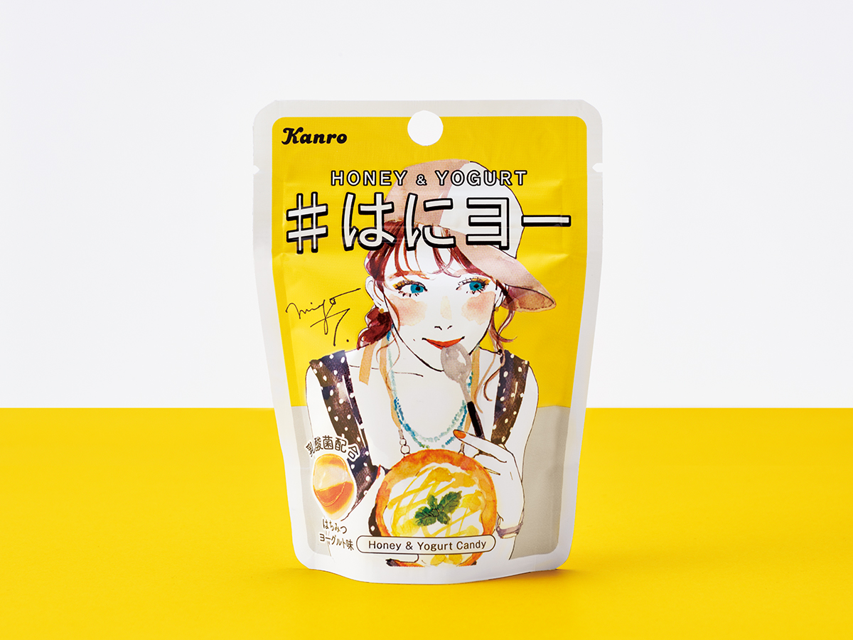 ハニー＆ヨーグルトキャンディ #はにヨーパッケージデザイン パッケージデザイン 