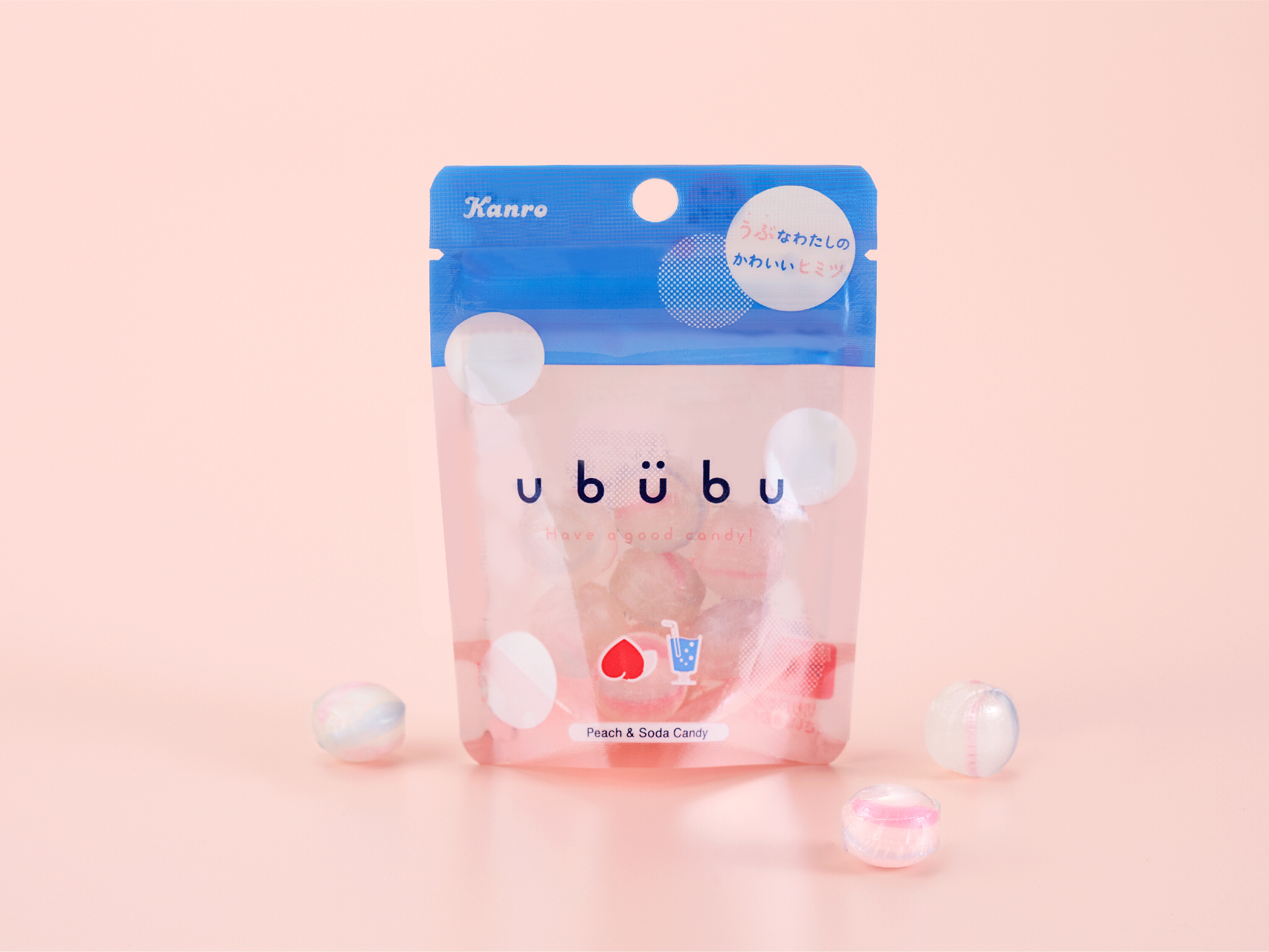 ububu キャンディ ももソーダ味パッケージデザイン パッケージデザイン 