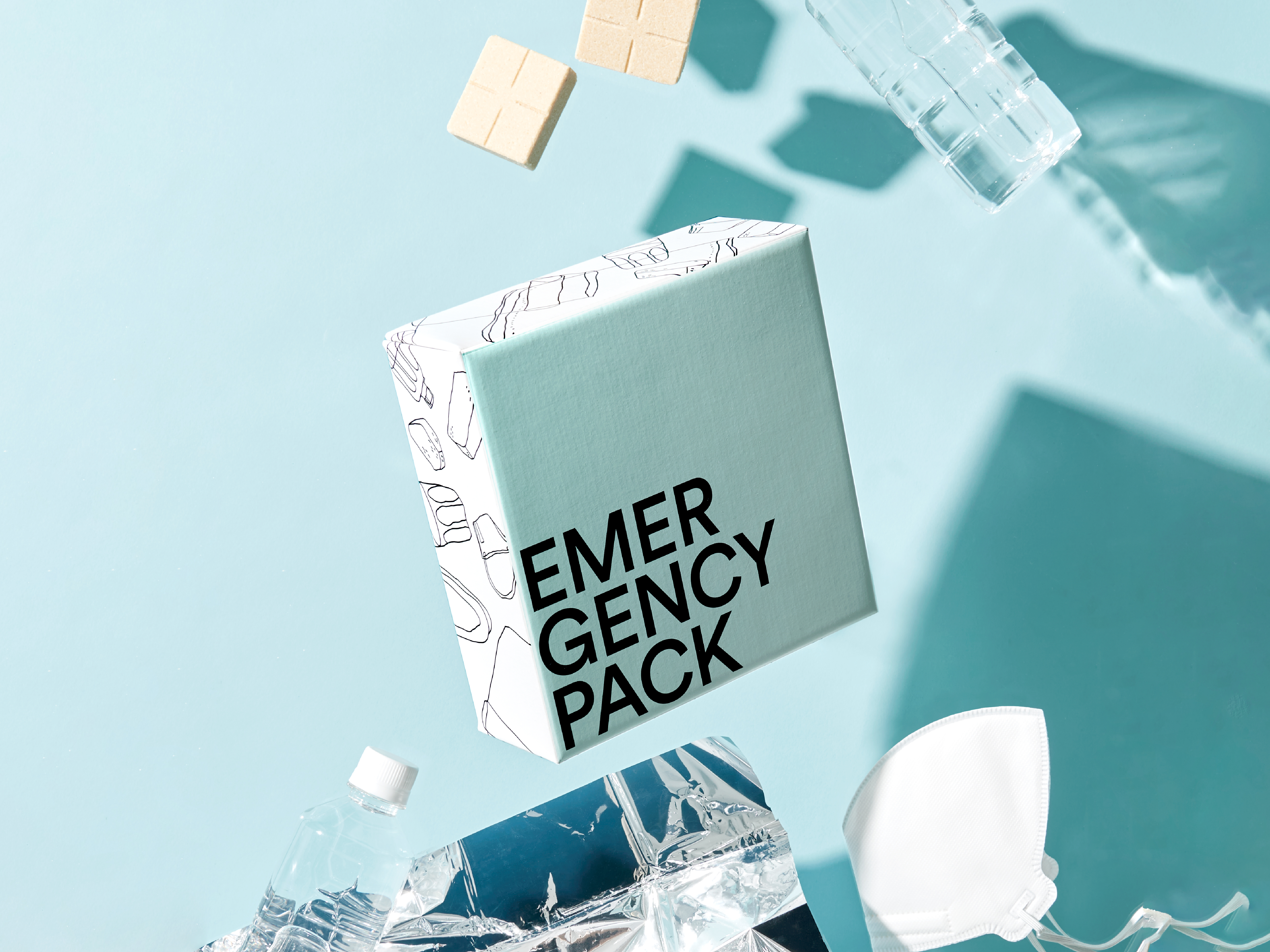 EMERGENCY PACK パッケージデザイン パッケージデザイン 