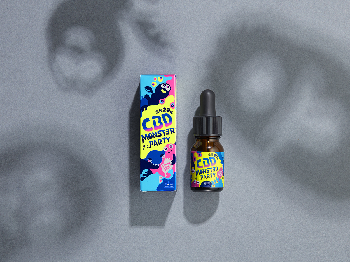 CBD モンスターパーティーパッケージデザイン パッケージデザイン 