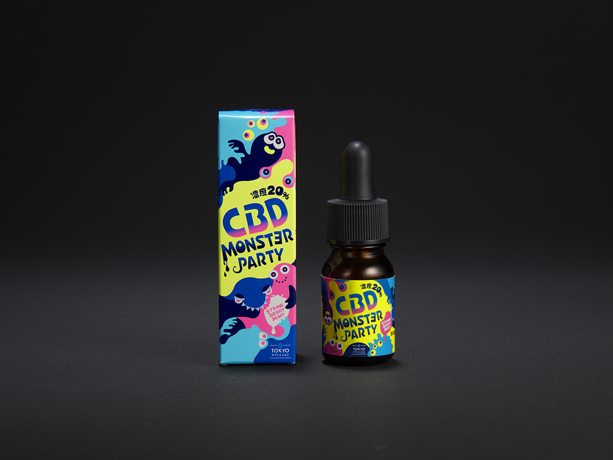 CBD モンスターパーティー<br>パッケージデザイン パッケージデザイン 