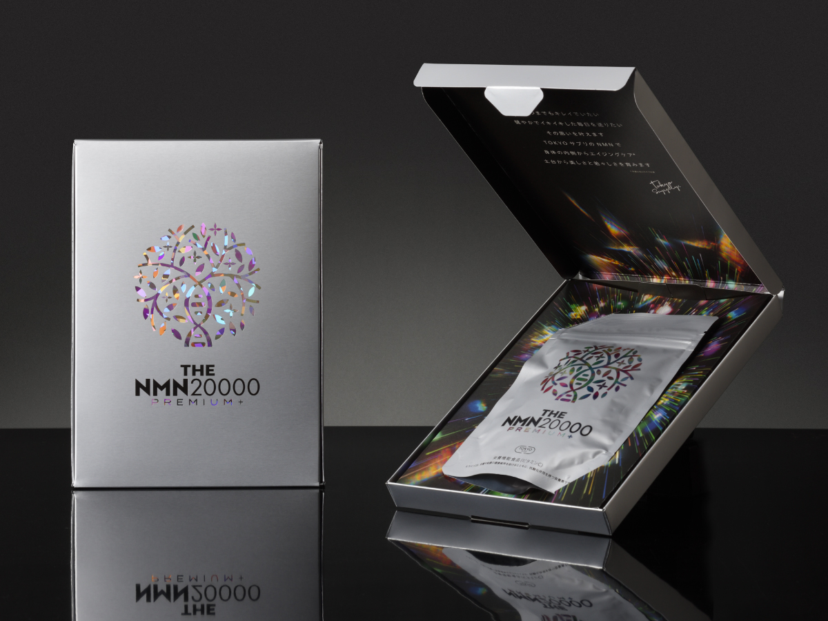 THE NMN 20000 PREMIUM ＋／THE NMN 10000 PREMIUM ＋パッケージデザイン パッケージデザイン 