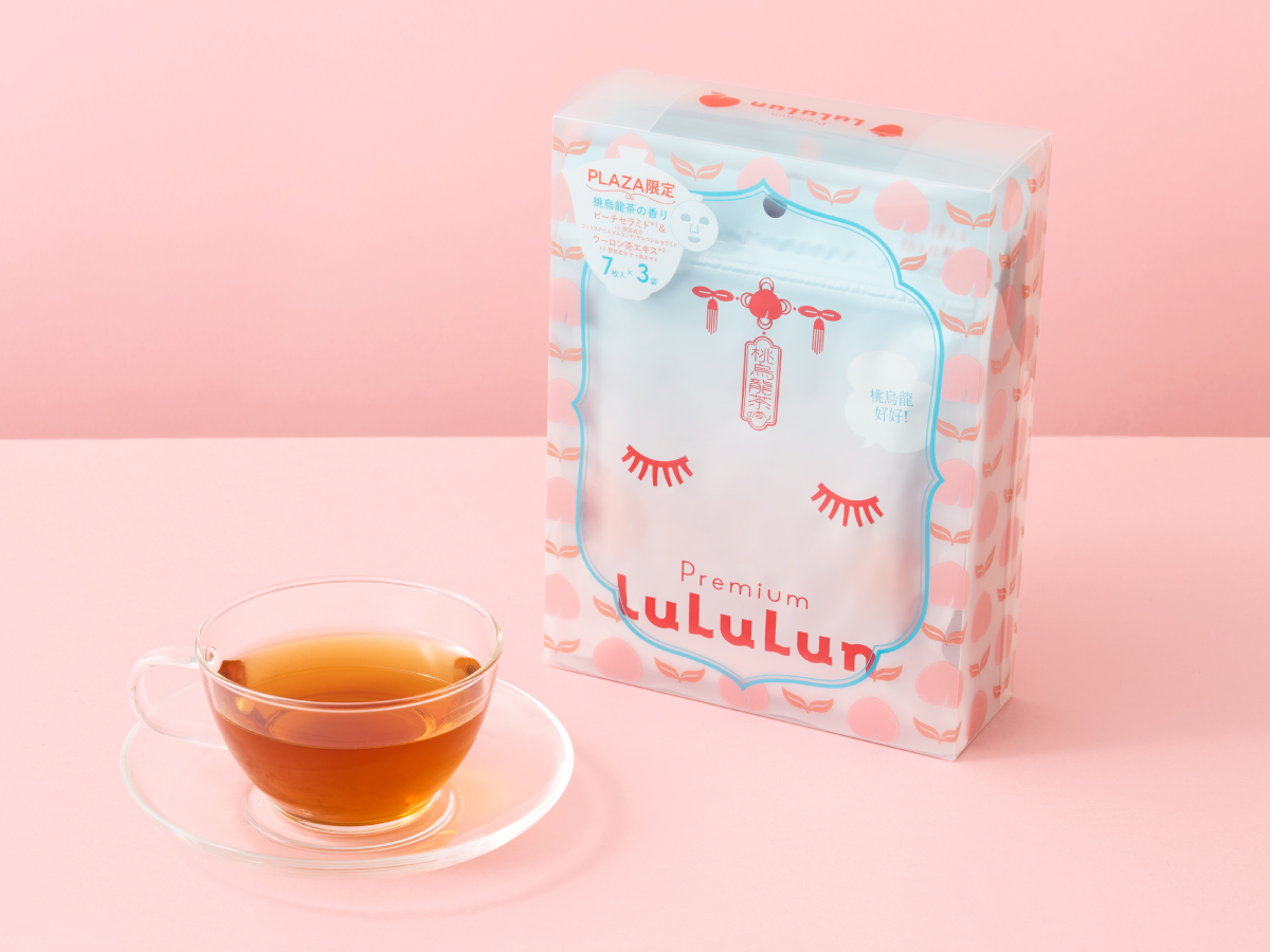 プレミアムルルルン桃ウーロン（桃烏龍茶の香り）パッケージデザイン パッケージデザイン 