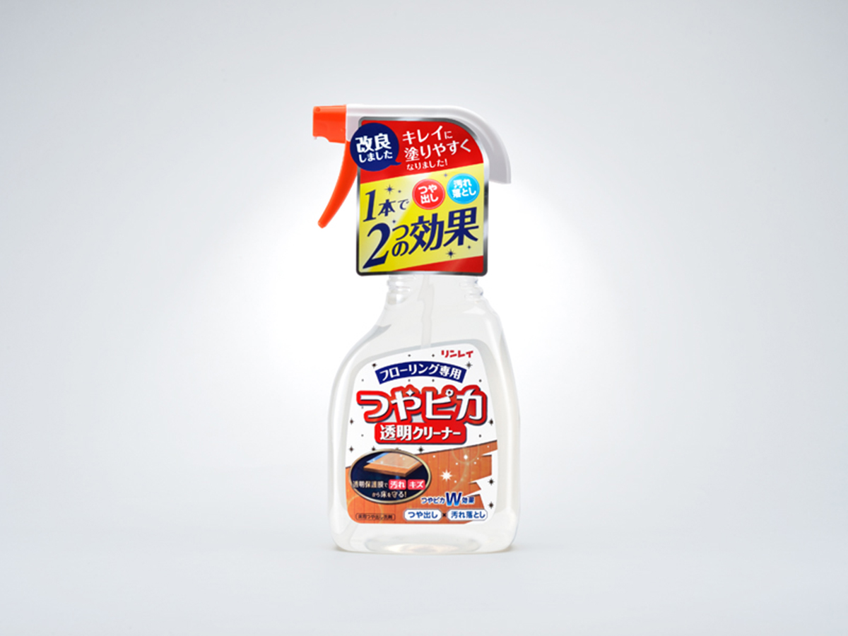 つやピカ透明クリーナーパッケージデザイン パッケージデザイン 